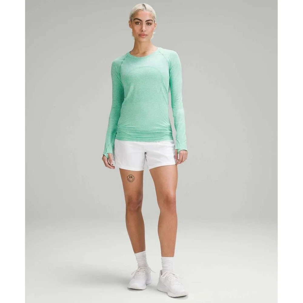 Lululemon Swiftly Tech Long Sleeve 2.0 Shirt Size 8 Mint Green Excellent